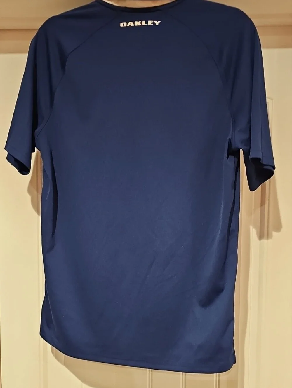 Oakley Navy Blue Polo with White Trim